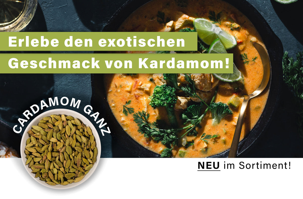 Kraut der Woche Nr. 14 - Entdecke das Geheimnis des exotischen Kardamoms!