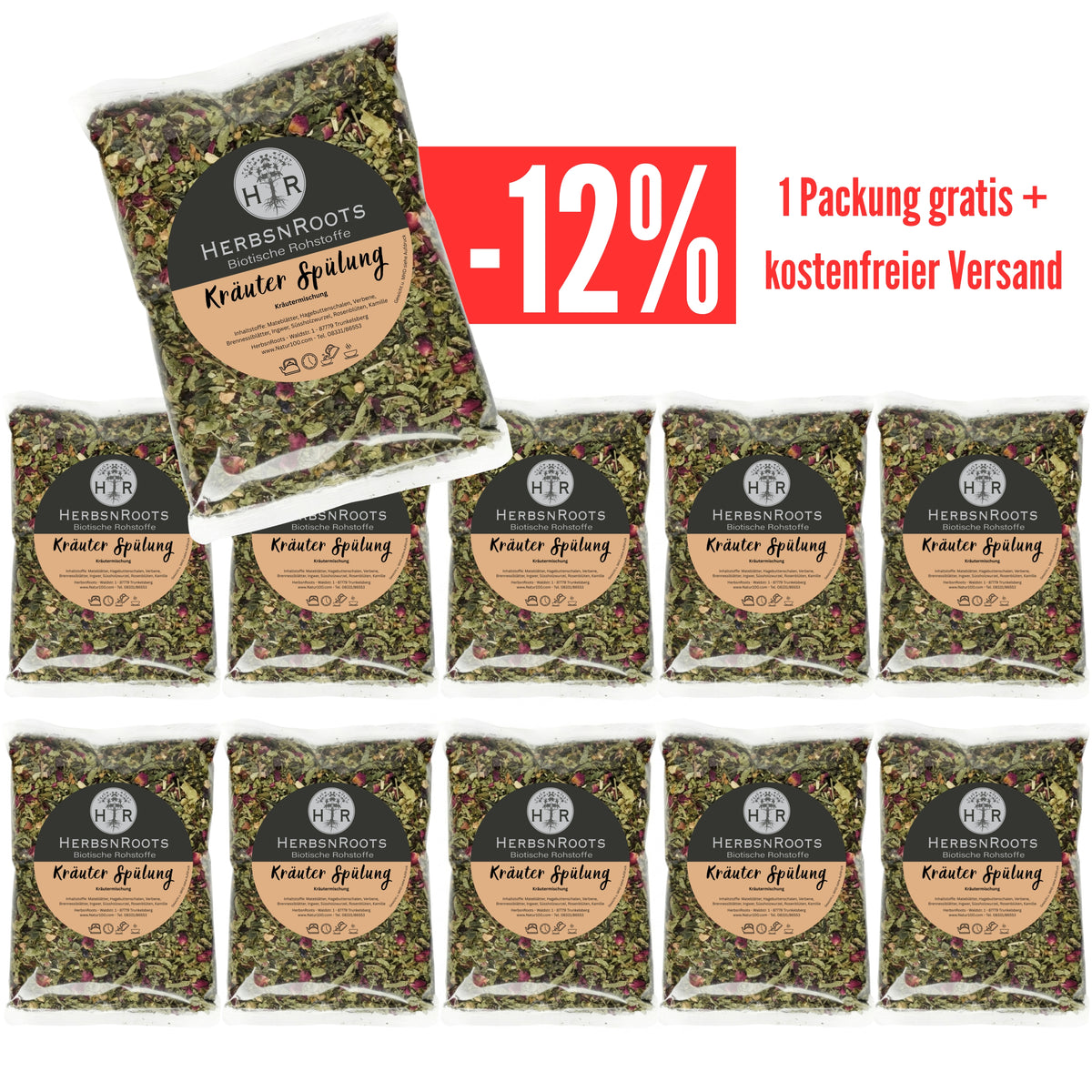 Sparset | Kräuter-Spülung 10+1 gratis