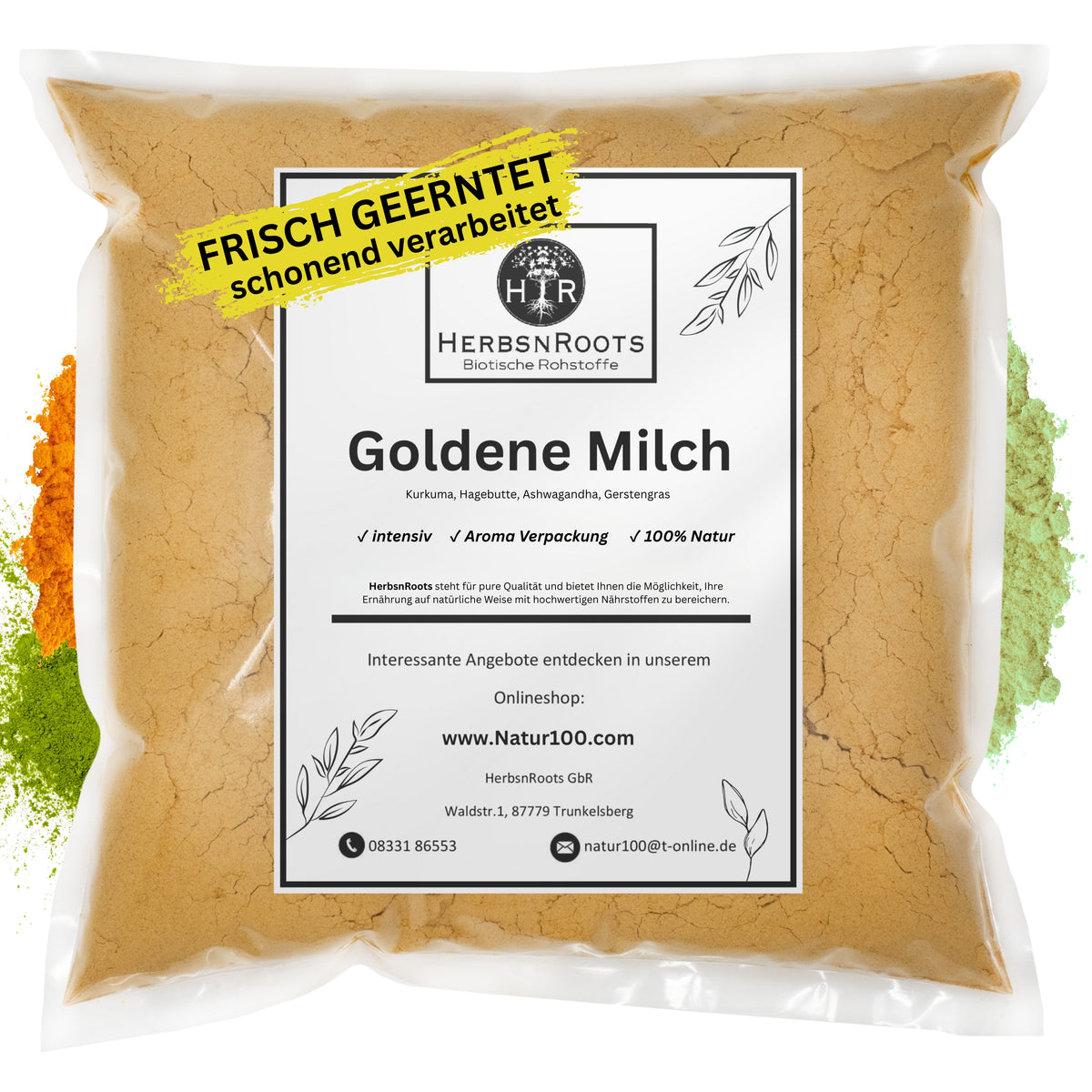 Goldene Milch Mischung - gebrauchsfertig