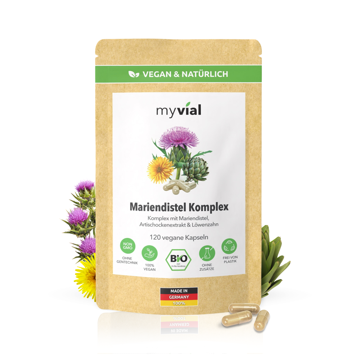 Bio Mariendistel Leber Komplex Kapseln