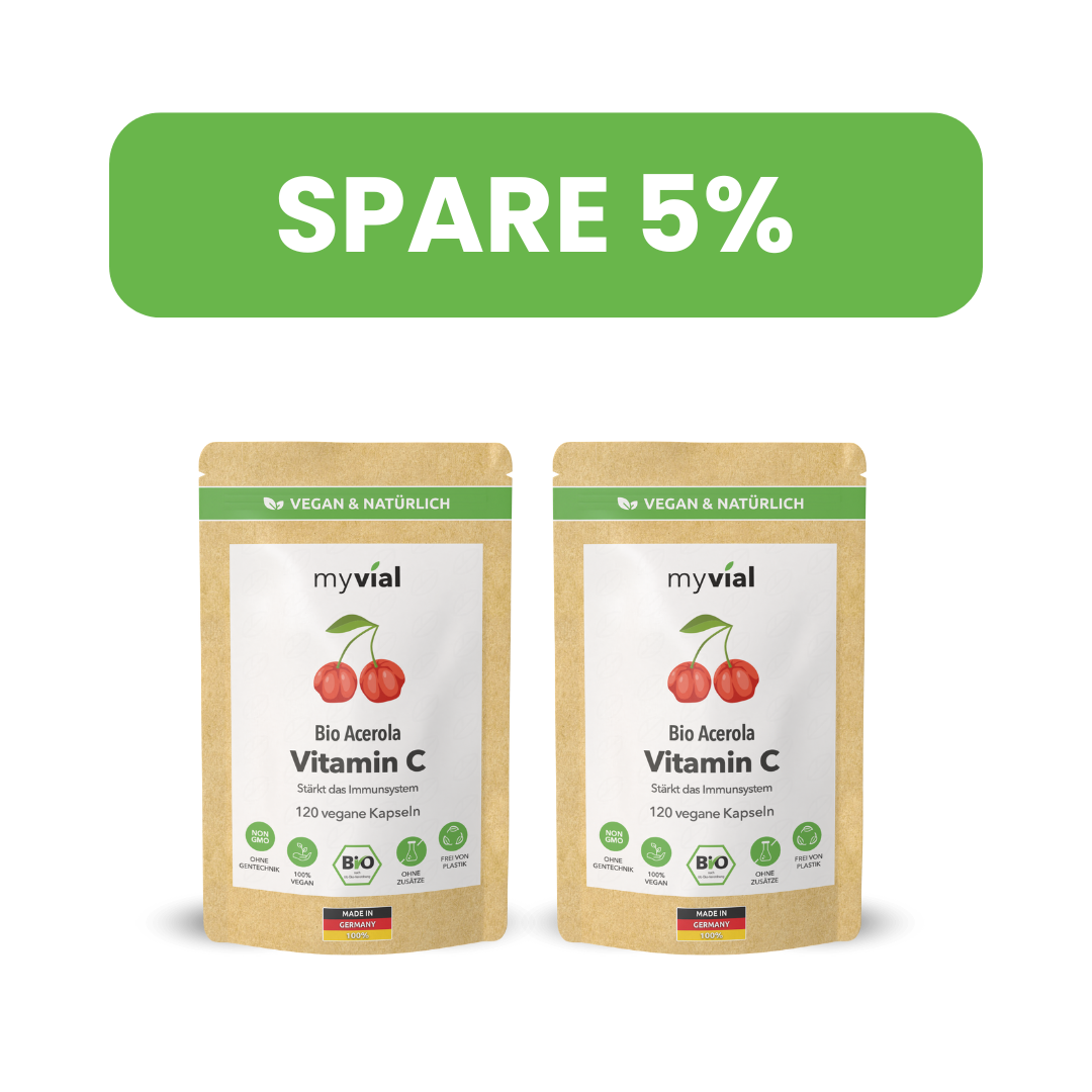 Bio Vitamin C Kapseln aus Acerola