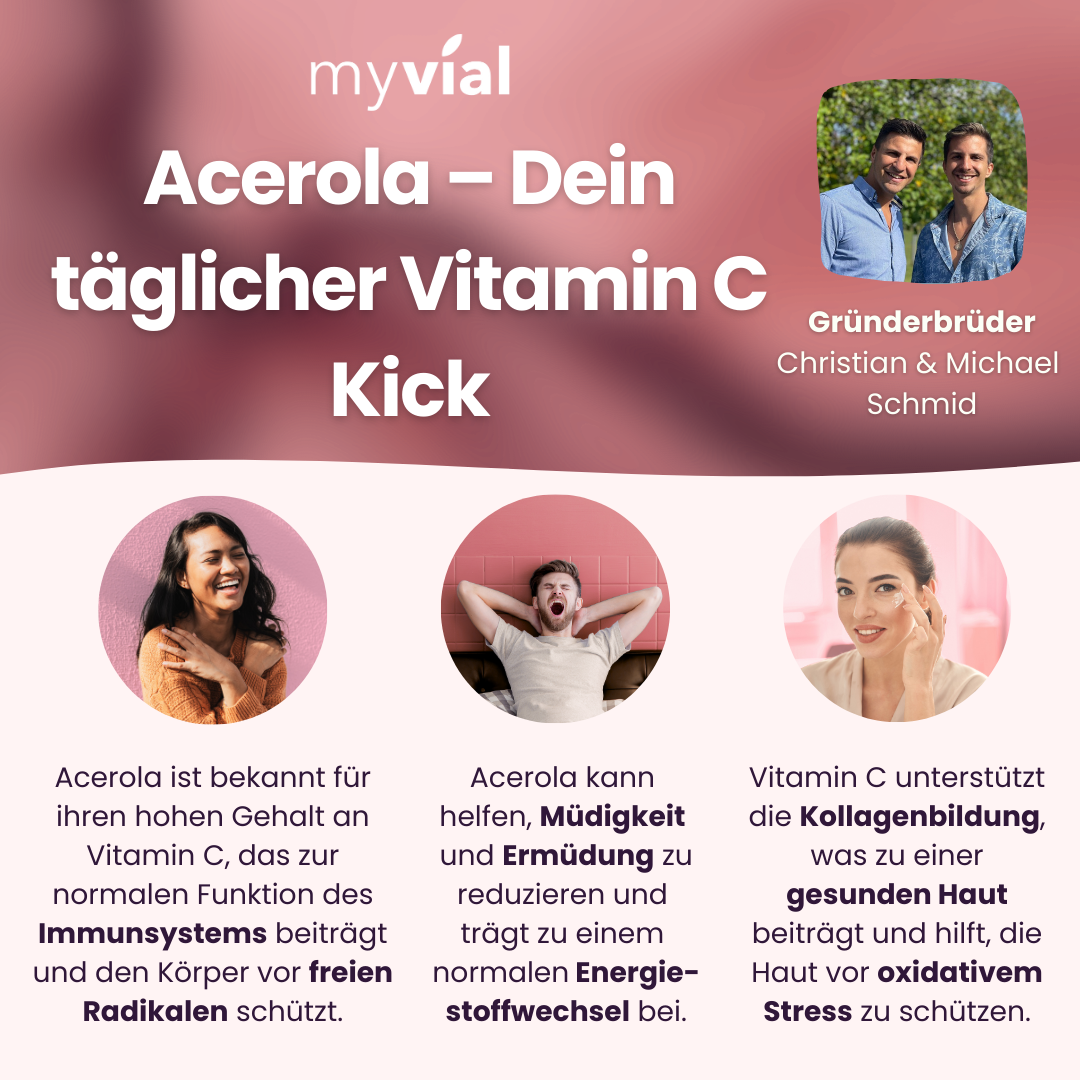 Bio Vitamin C Kapseln aus Acerola