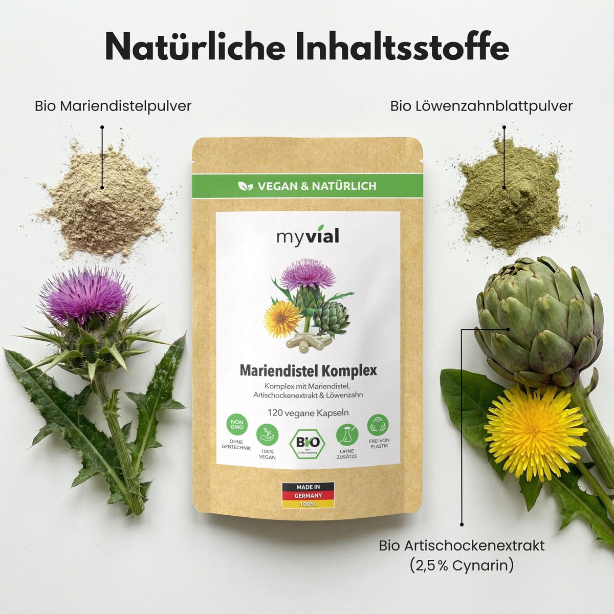 Bio Mariendistel Leber Komplex Kapseln