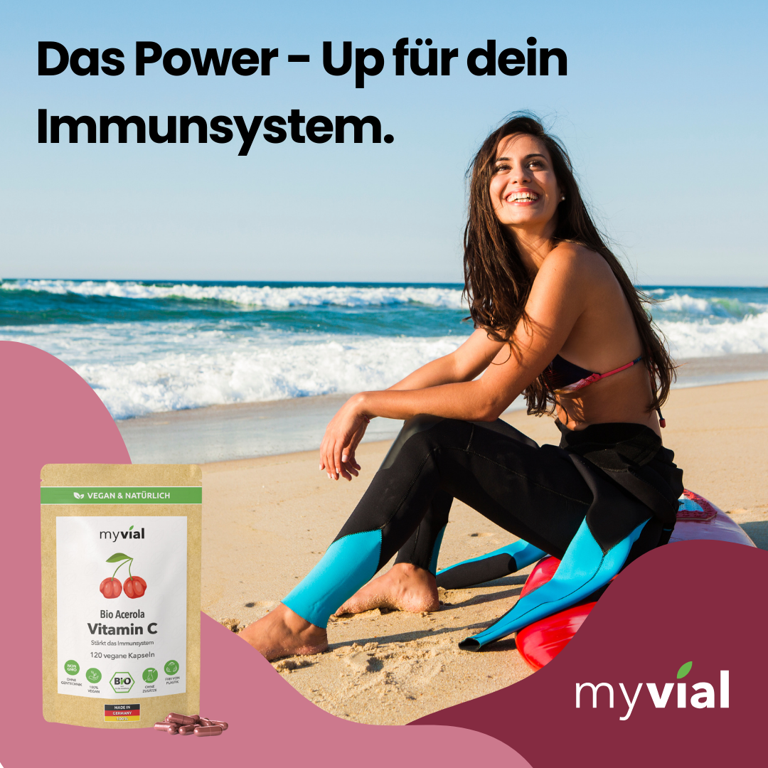 Bio Vitamin C Kapseln aus Acerola
