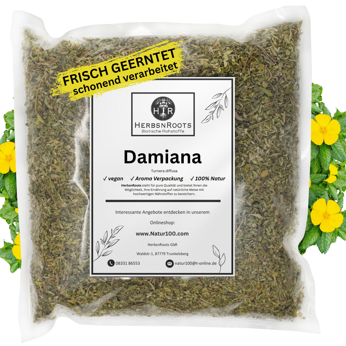 Damianablätter / Safranmalven-Tee