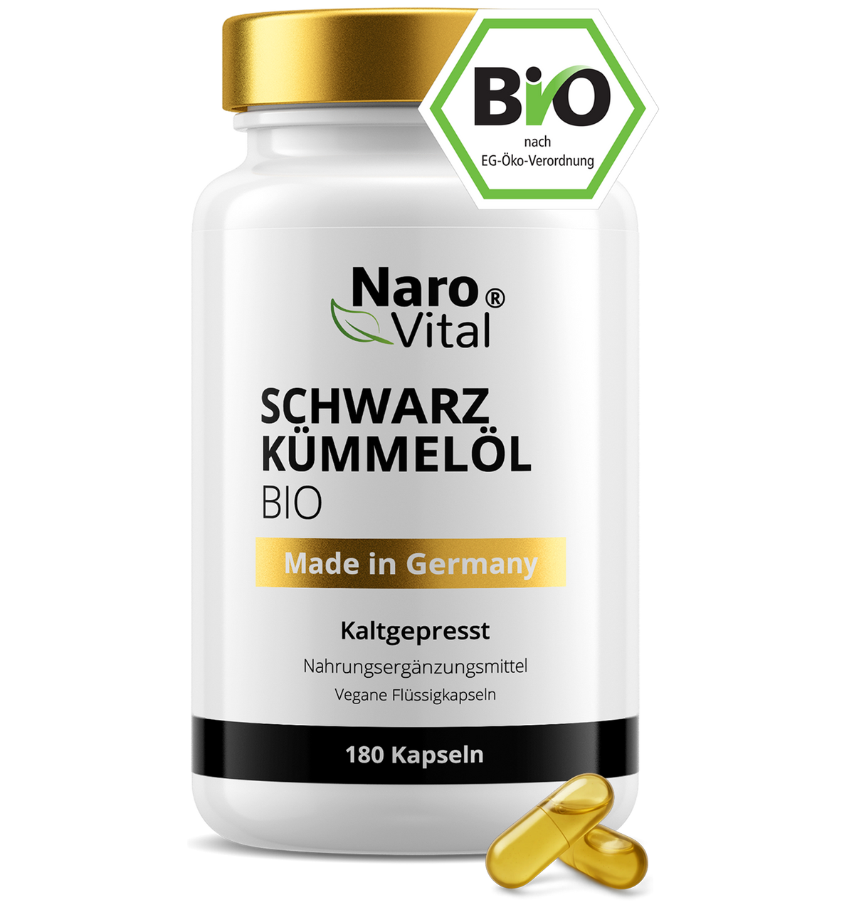 Bio Schwarzkümmelöl Kapseln