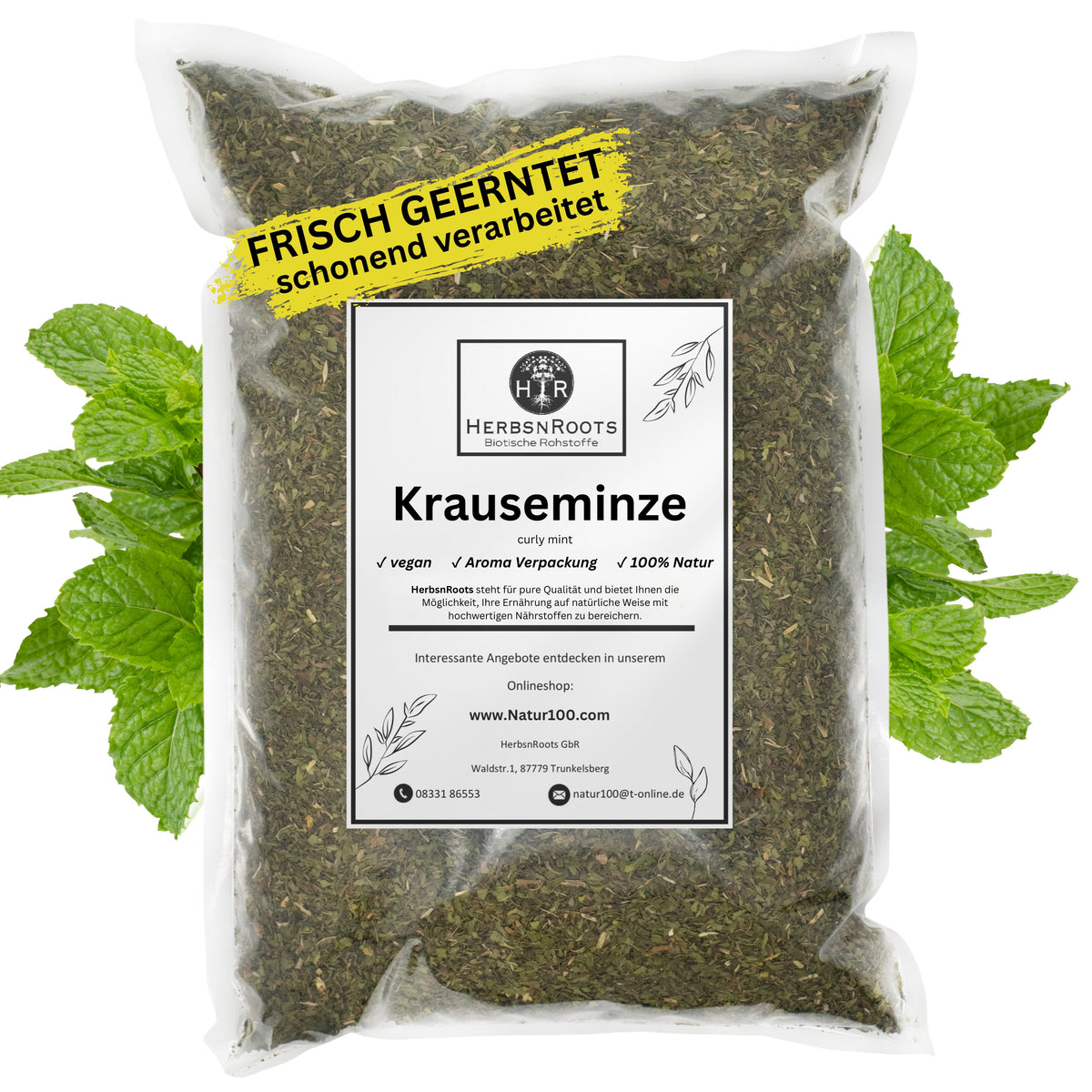 Krauseminzblätter