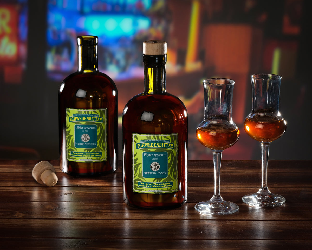 Original Zwerenz Schwedenbitter - aus 22 Kräutern & Wurzeln - Bittere Schwedentropfen nach Maria Treben