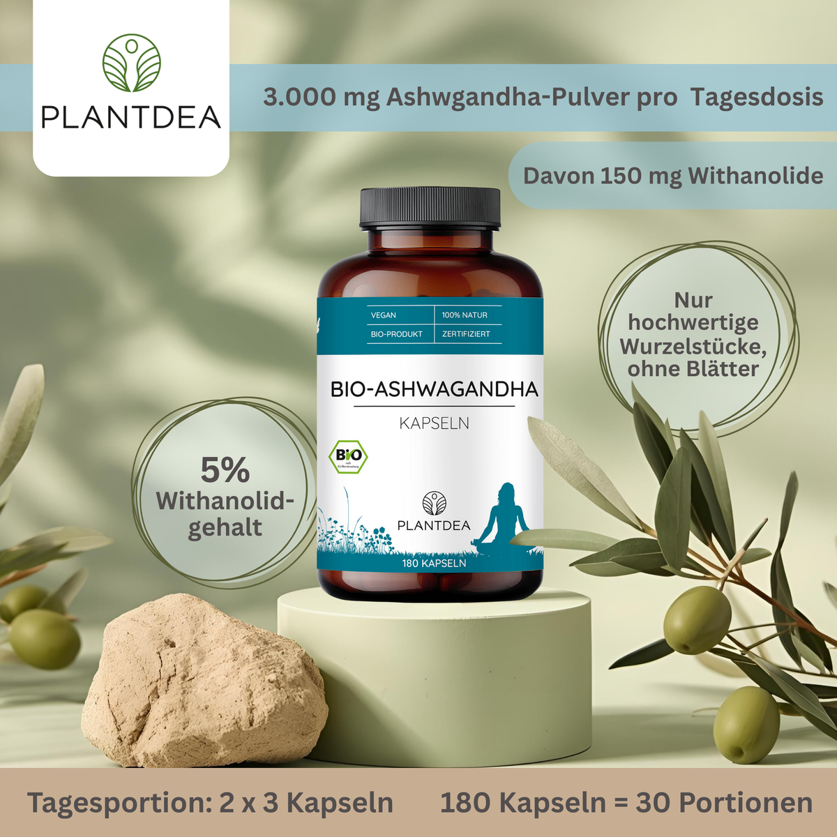 Bio Ashwagandha Kapseln